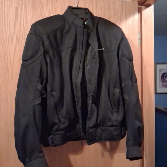 First gear Premium Riding motorcycle jacket XL Padded Multi Pockets #R/N 98502